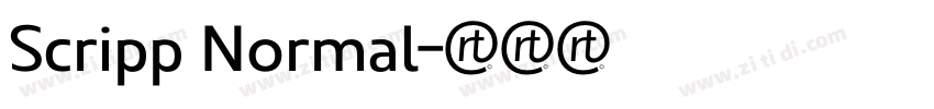 Scripp Normal字体转换 Scripp Normal字体转换